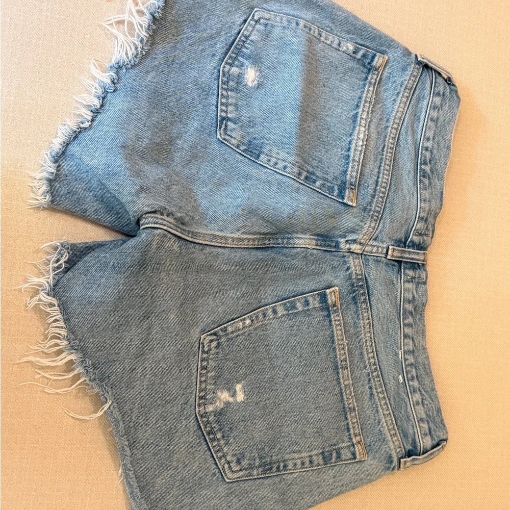 Agolde Parker Cutoff Denim Shorts
